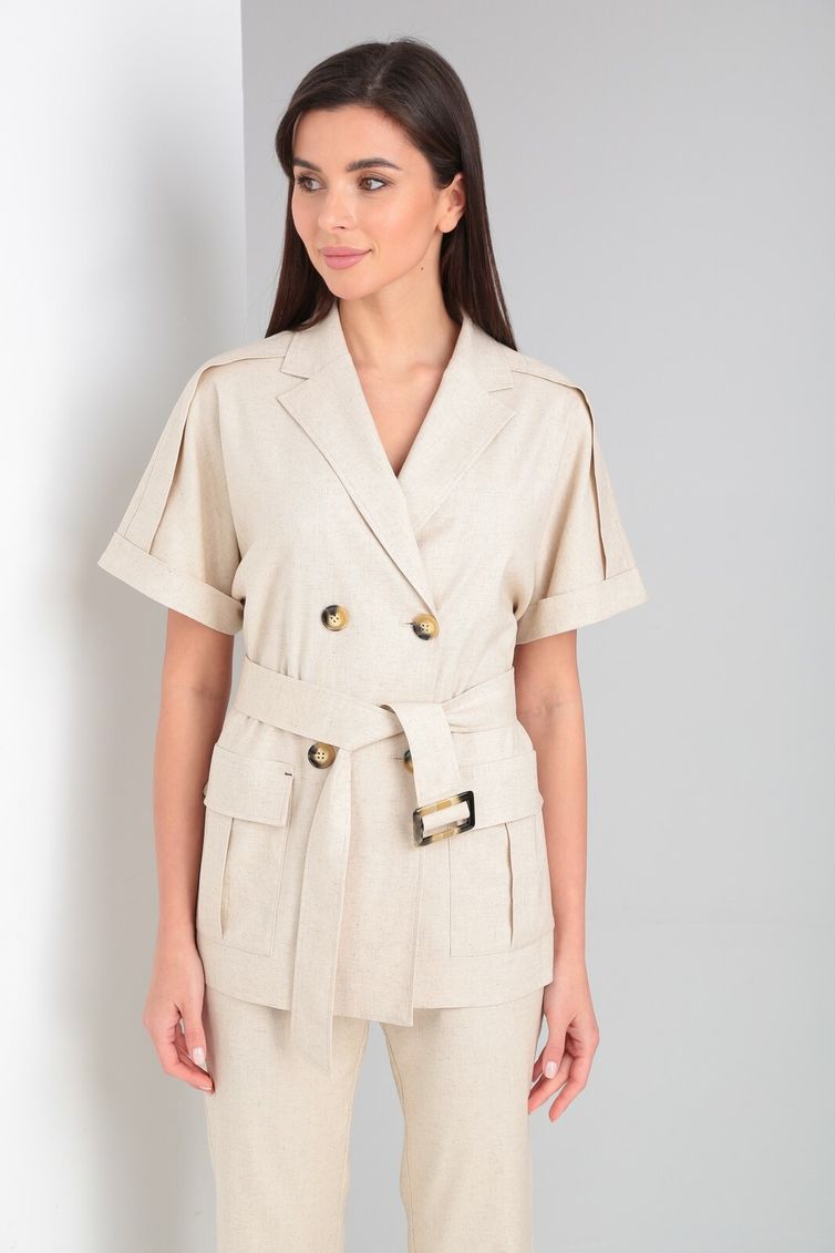 Костюм Vilena-fashion арт. 802 кремовый