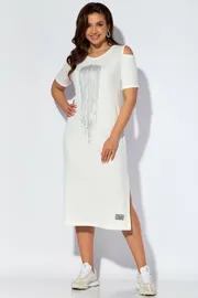 Sukienka TAiER #1206-1 belyj