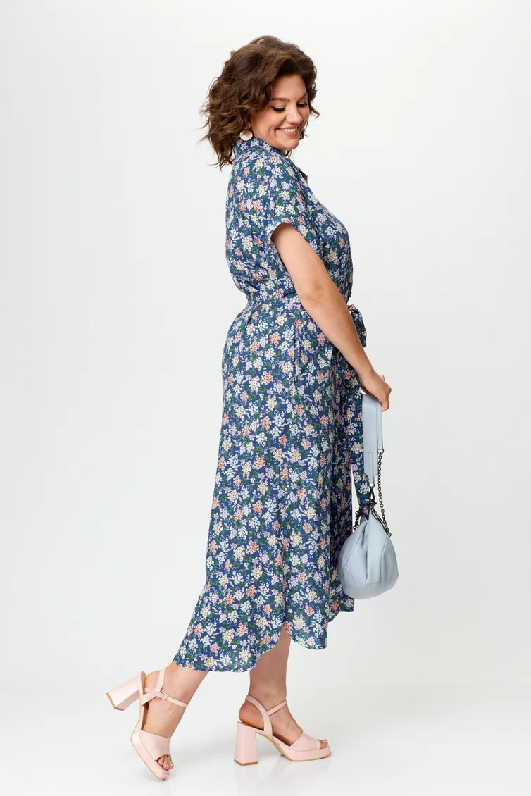 Sukienka Michel Chic #993/2 goluboj