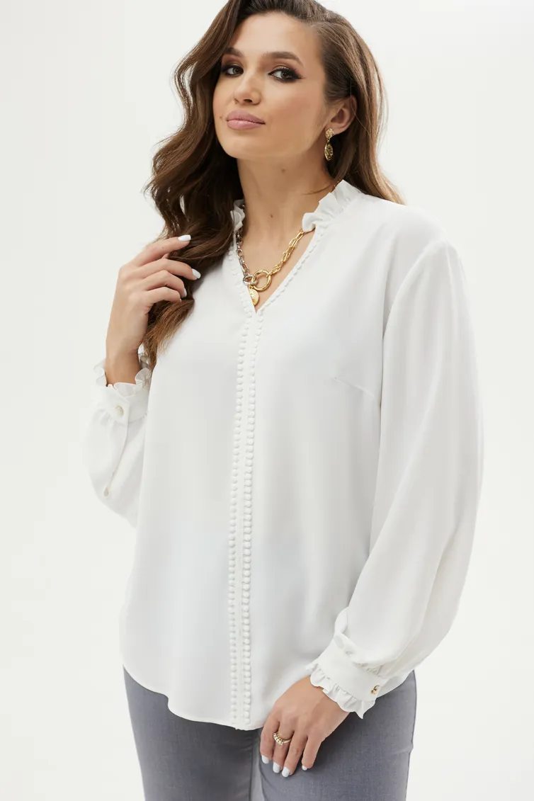 Bluzka MALI #623-045 belyj