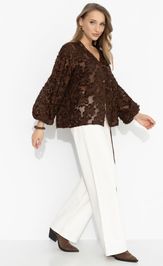 Blouse CHARUTTI Gromche slov (shokolad)
