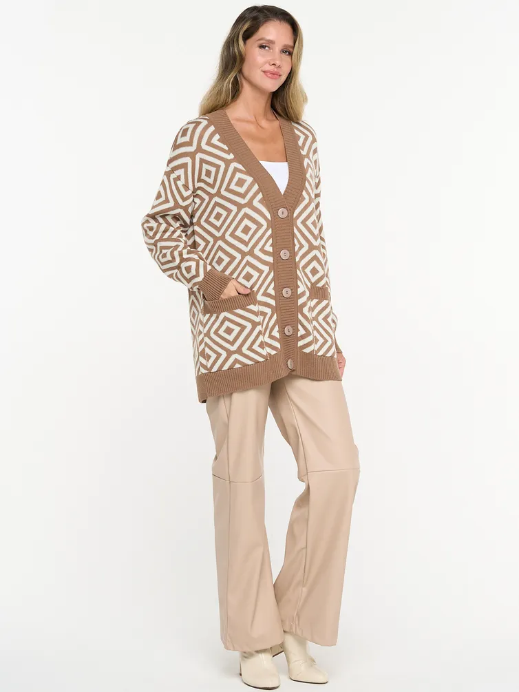 Sweter Newvay #5232-1732 kofejn/mol