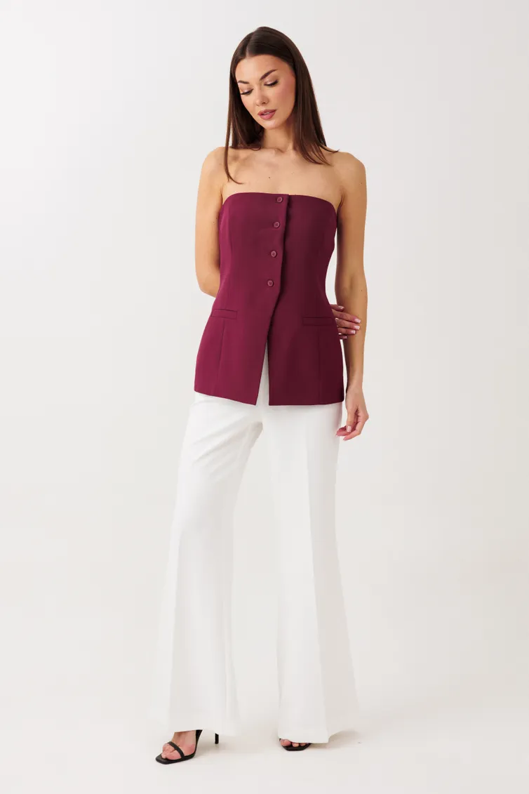 Топ V&N fashion арт. 1120_бордовый