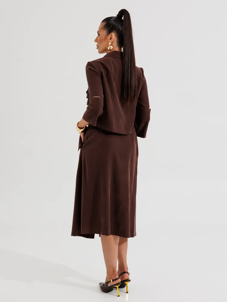Костюм Galean Style арт. 1013 коричневый