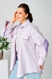 Koszula Ava fashion #M-107 lavandovyj
