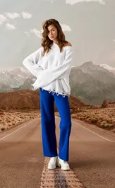 Spodnie Barbara Geratti S8300BG sinij