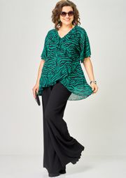 Блузка EVA GRANT арт. 0198-1 изумруд