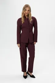 Spodnie Pirs #6292 burgundi