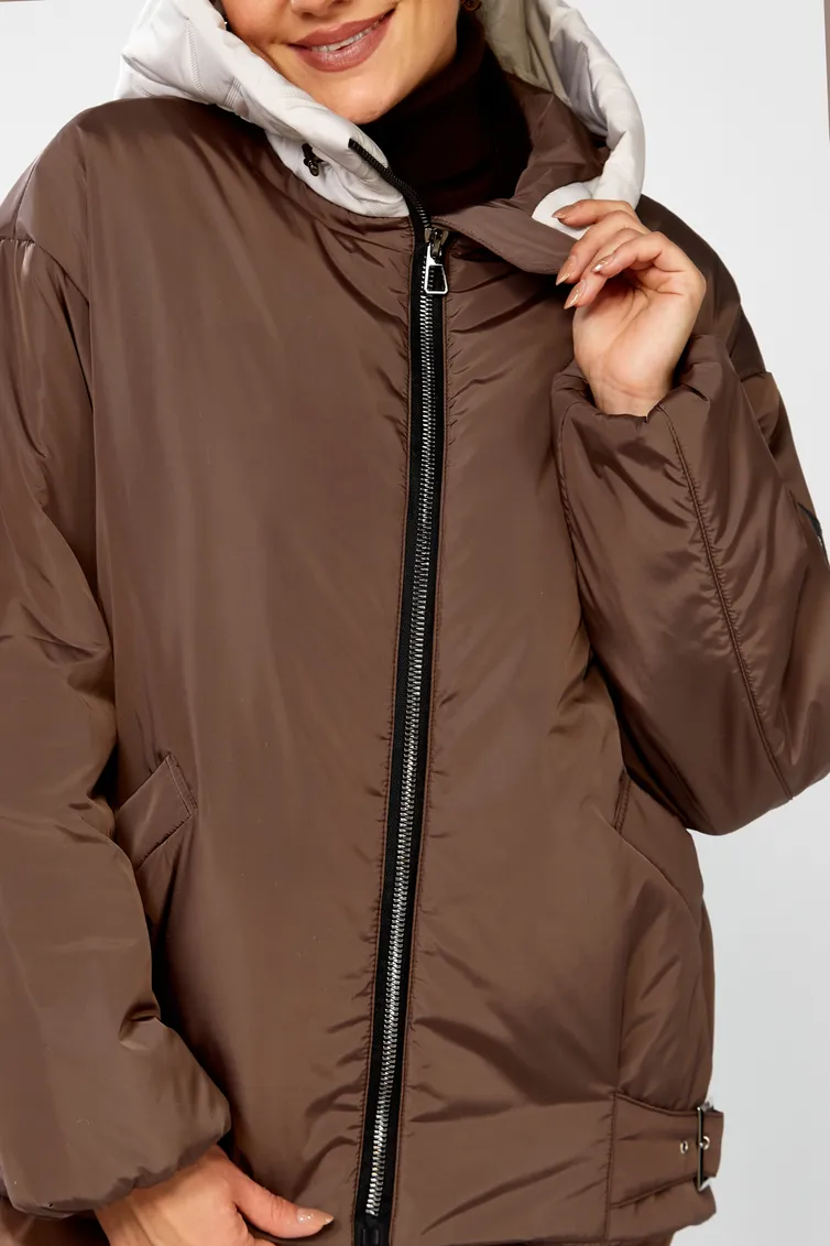 Kurtka LS #6363 shok/bezh