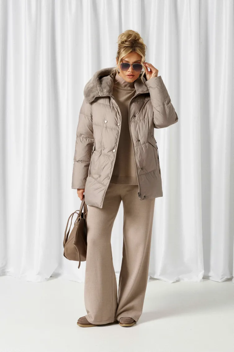Coat Beautiful & Free #1018 seryj