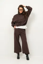 Bluza Pirs #6494 korichnevyj