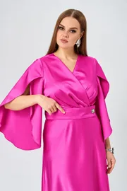 Sukienka Anastasia MAK #1309 fuksiya