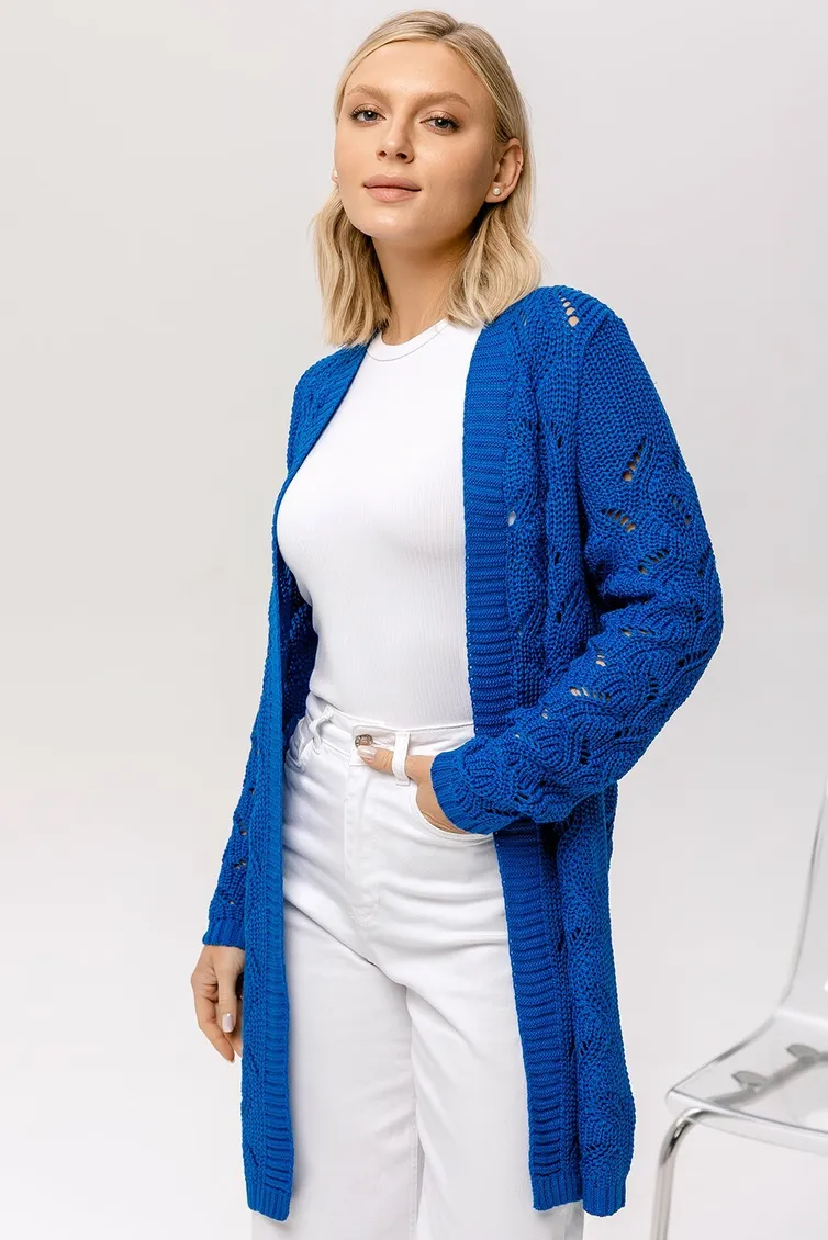Sweter Romgil #TZ197 yarko-sinij