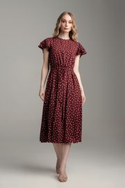 Dress MARIKA #421 bordo