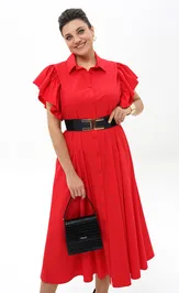 Dress ALANI 2445 krasnyj
