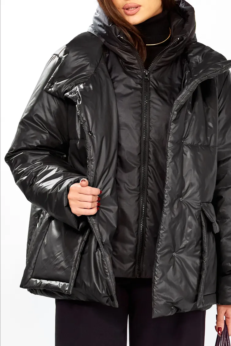 Kurtka LS #7297 chernyj