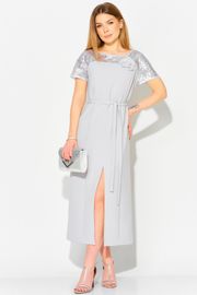 Платье LAIKONY арт. L-114 светло-серый