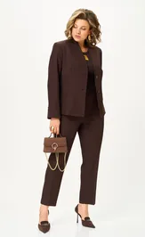 Suit Vilena-fashion 1177 shokolad