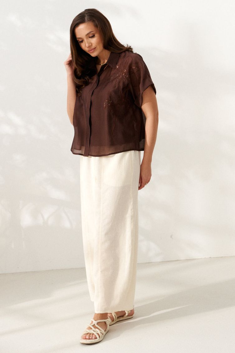 Блузка Alta Moda арт. 1090-2 коричневый