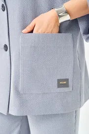 Garnitur BelElStyle #884-333/601-308 golubaya poloska