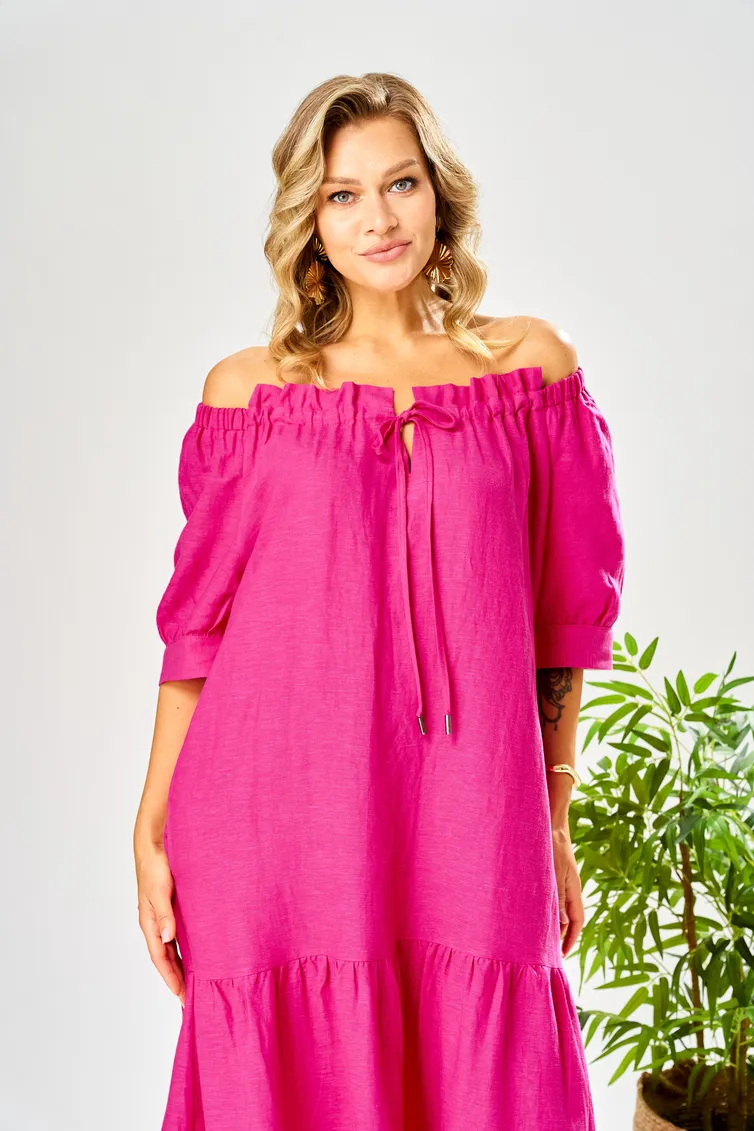 Платье Ava fashion арт. М-211 фуксия