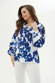 Bluzka MALI #623-074 golubye cvety