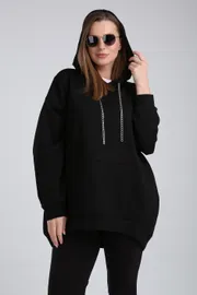 Bluza Z Kapturem BLISS #2075/1 CRIS chernyj