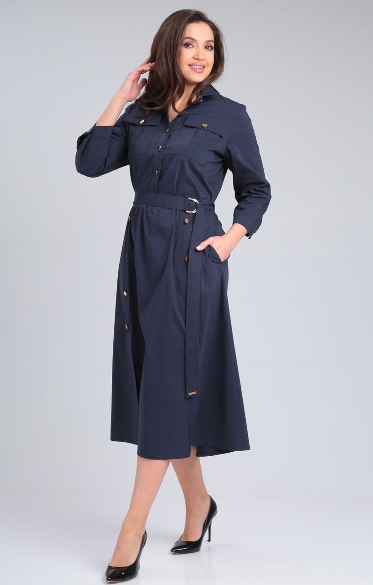 Dress Verita moda #N-2274 sinij