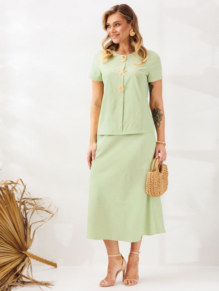 Костюм Мублиз арт. 333 фисташка