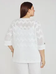 Sweter BONADI #2187 belyj