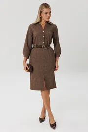 Dress Verita moda #N-2419 korichnevyj