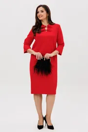 Sukienka Vilena-fashion #1095 krasnyj