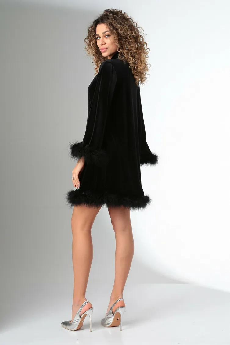 Sukienka BARBARA #B128 chernyj