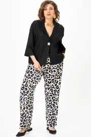 Garnitur SOVA #11332 chernyj- leopard