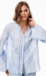 Блузка EOLA 3117 голубой