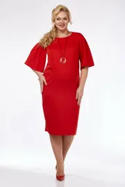 Sukienka Vilena-fashion #927 krasnyj