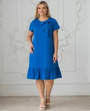 Sukienka NOVITA #1409 vasilkovyj