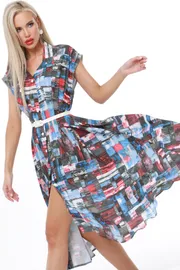 Dress DS Trend #P-4632 (Vdoxnovlyayushhaya istoriya, print)
