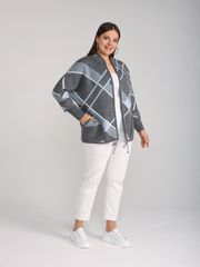 Кардиган BONADI арт. 1758 серый-голубой