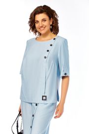 Костюм Ольга Стиль арт. С1022 голубой