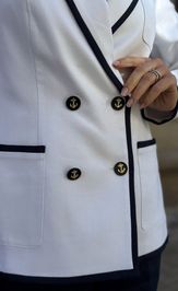 Костюм URS 24-447-1 синий,молочный