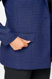 Żakiet BelElStyle #412-303 sinij print