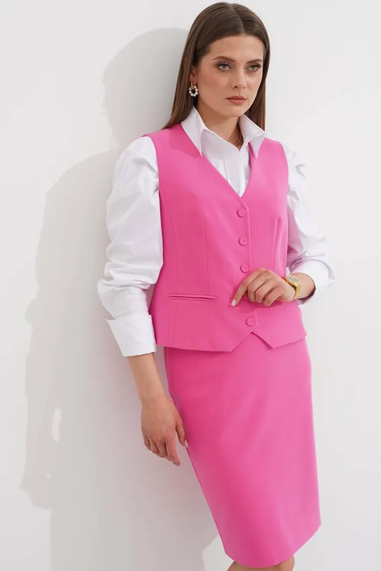 Жилет Ketty арт. K-08837 розовый