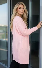 Кардиган BELANGE 3252 пудра