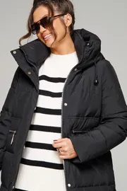 Coat Beautiful & Free #6297 chyornyj