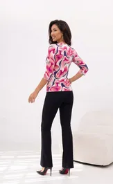Blouse nika.pl 010135 Aga-1 krasno-sin