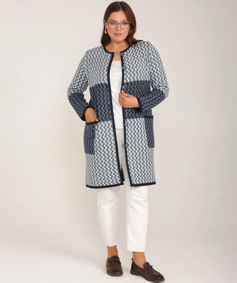 Cardigan BONADI #2091 sinij
