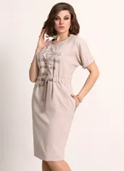Sukienka Galean Style #567.1 bezh