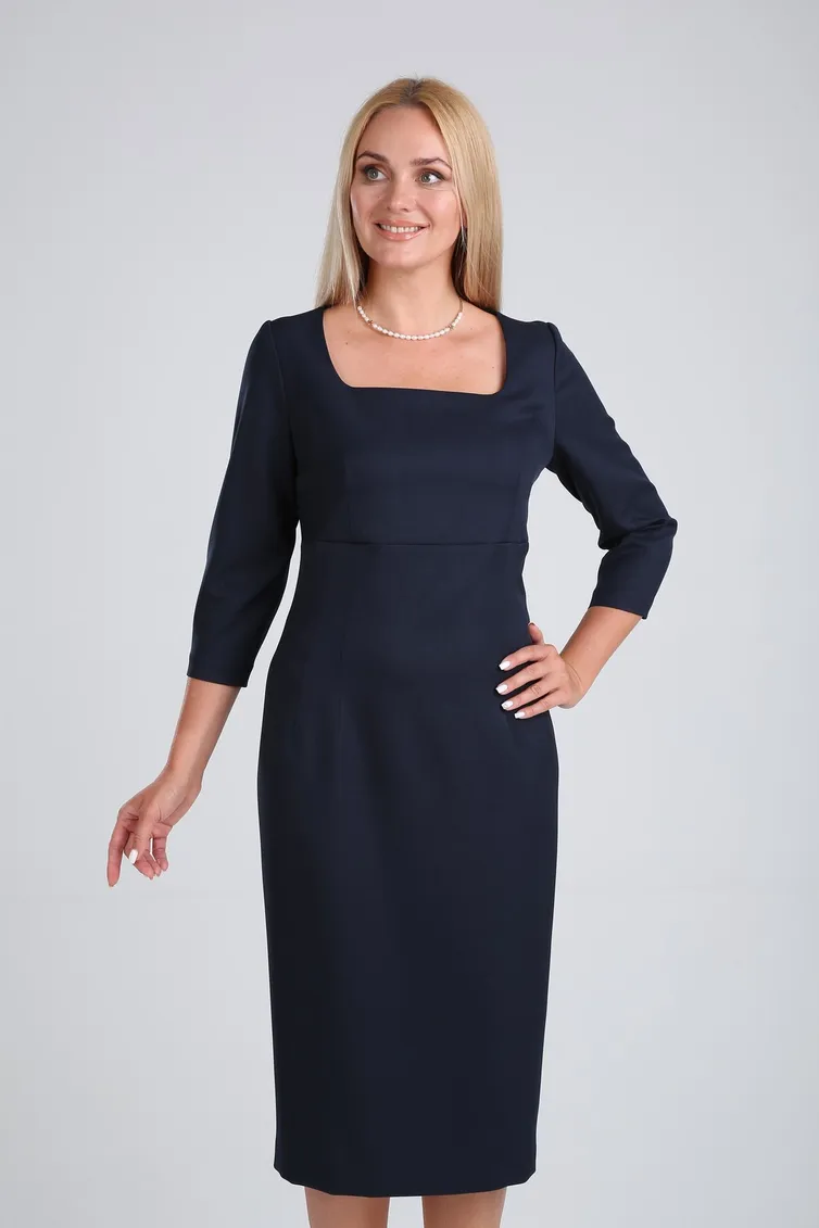 Sukienka Vilena-fashion #732 temno-sinij