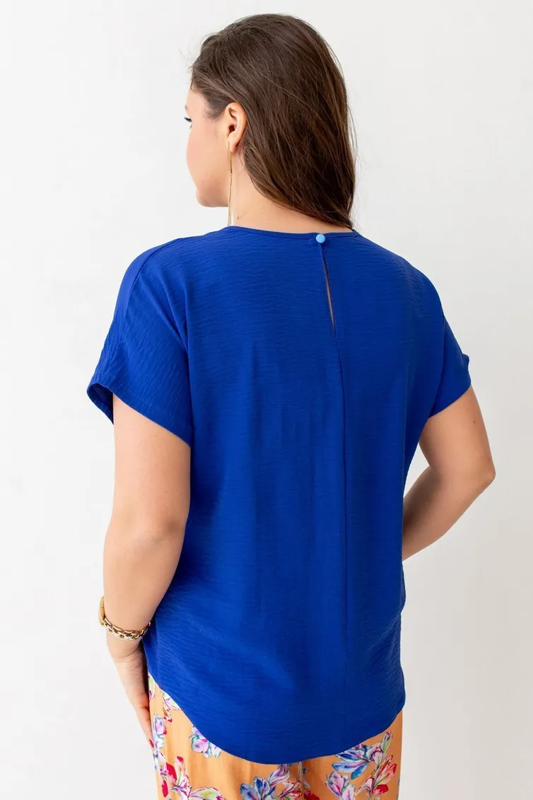 Blouse TOOK A LOOK & Angelika #TB-97v elektrik